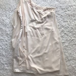 One shoulder Grecian style dress